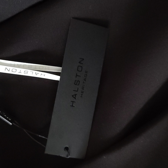 NWT Halston Heritage Off the shoulder black dress, Size 2 - Picture 8 of 8